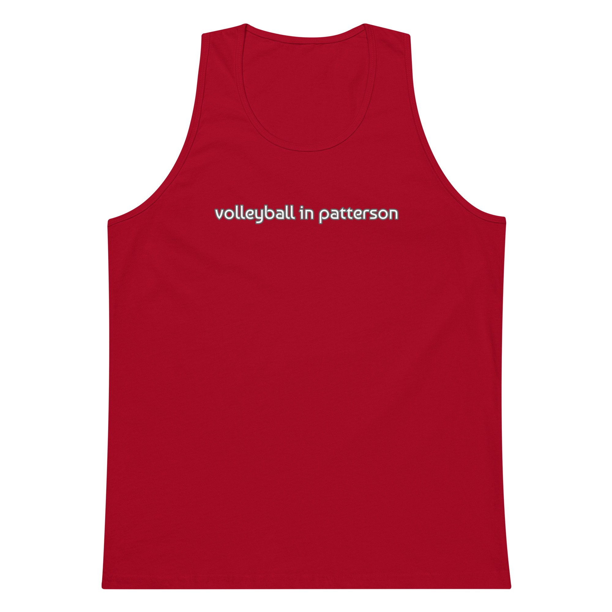 "volleyball in patterson tank top