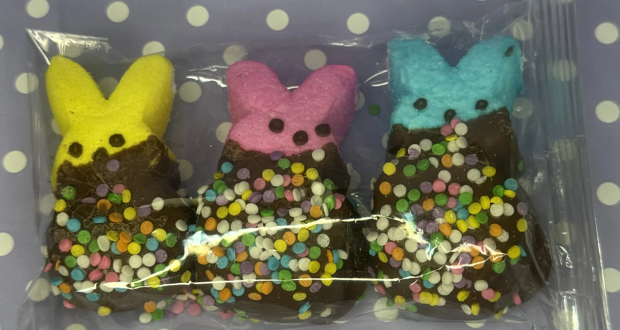 3 Pack Half Dipped Marshmallow Peeps