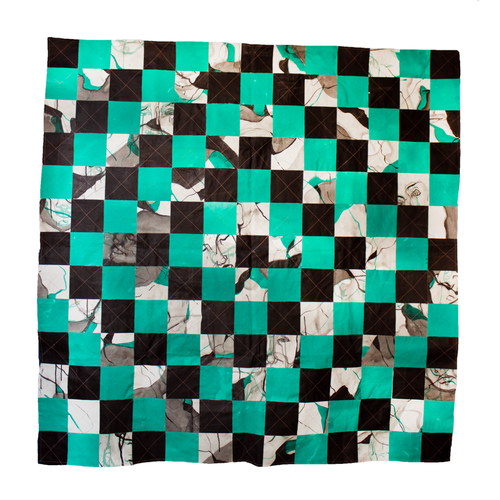 2023. Canvas, acrylic ink, sumi ink.