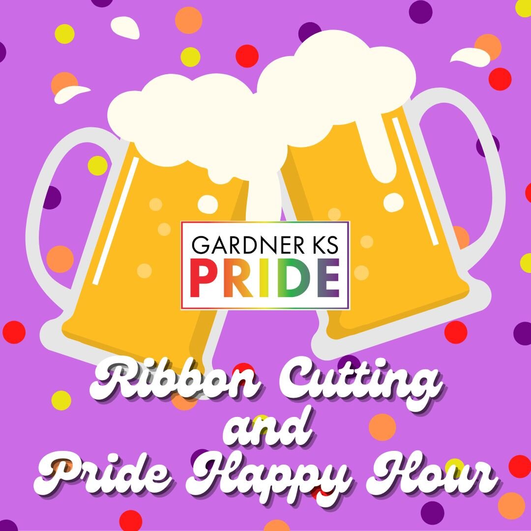 We're three weeks from our @gardnerkansas Chamber of Commerce Ribbon Cutting and FIRST Gardner KS Pride Happy Hour!  Join us at @transportbrewery_gardner  to celebrate! 

Visit the link in the bio for event details!