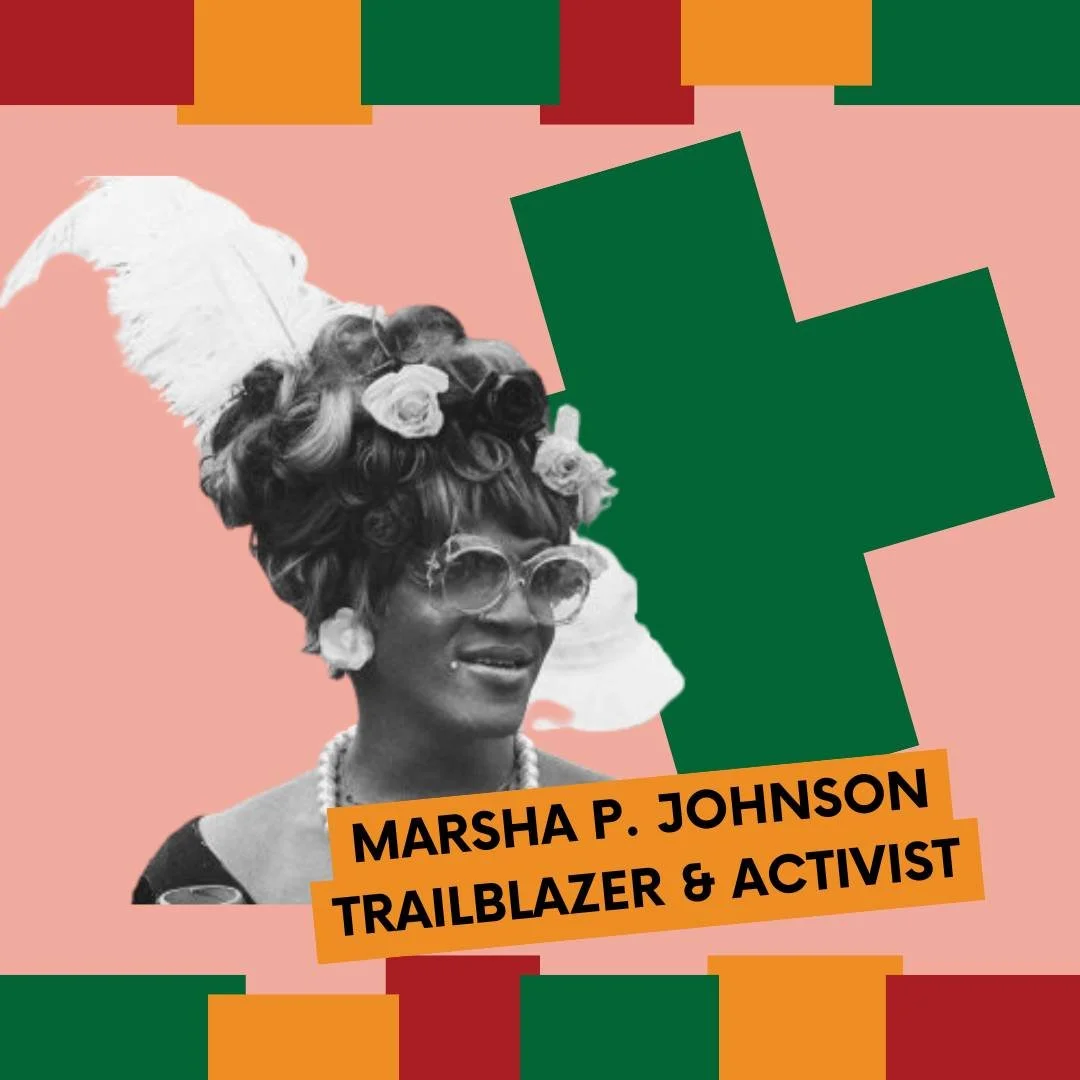 We honor the Black queer pioneers who championed LGBTQ+ rights and reshaped our history. The fearless activism of Marsha P. Johnson helped spark the Stonewall Uprising, while the profound literature of James Baldwin forced a national conversation on 