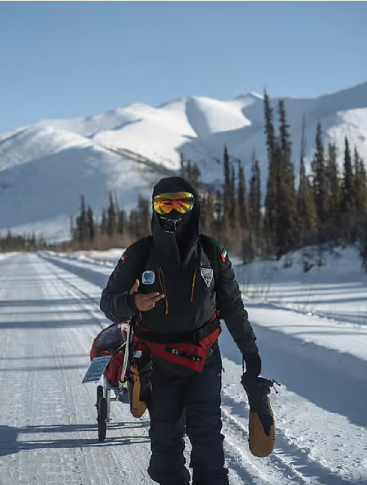 'It was extremely scary': UAE ultramarathoner becomes first Arab to conquer coldest Arctic race