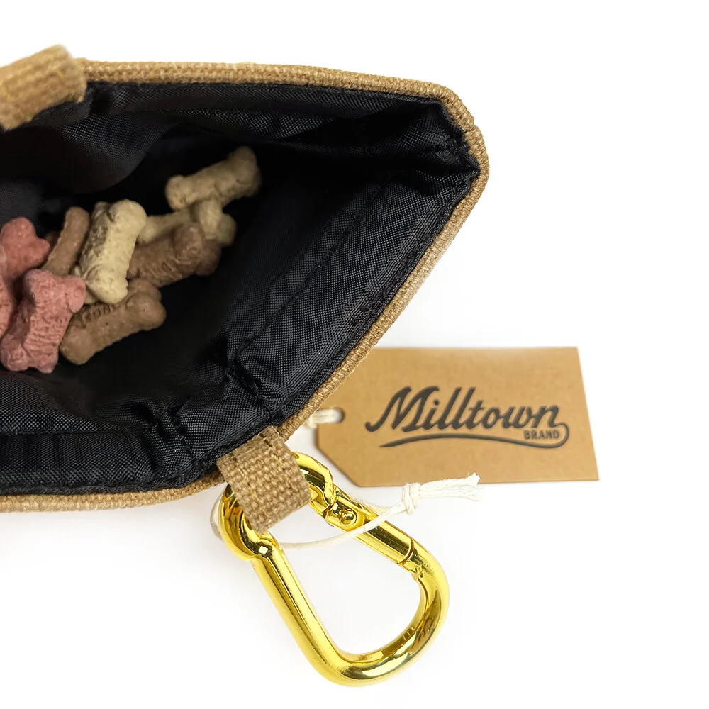 犬のトリーツ おやつ ケース ナツメグブラウン Milltown Brand Japan
