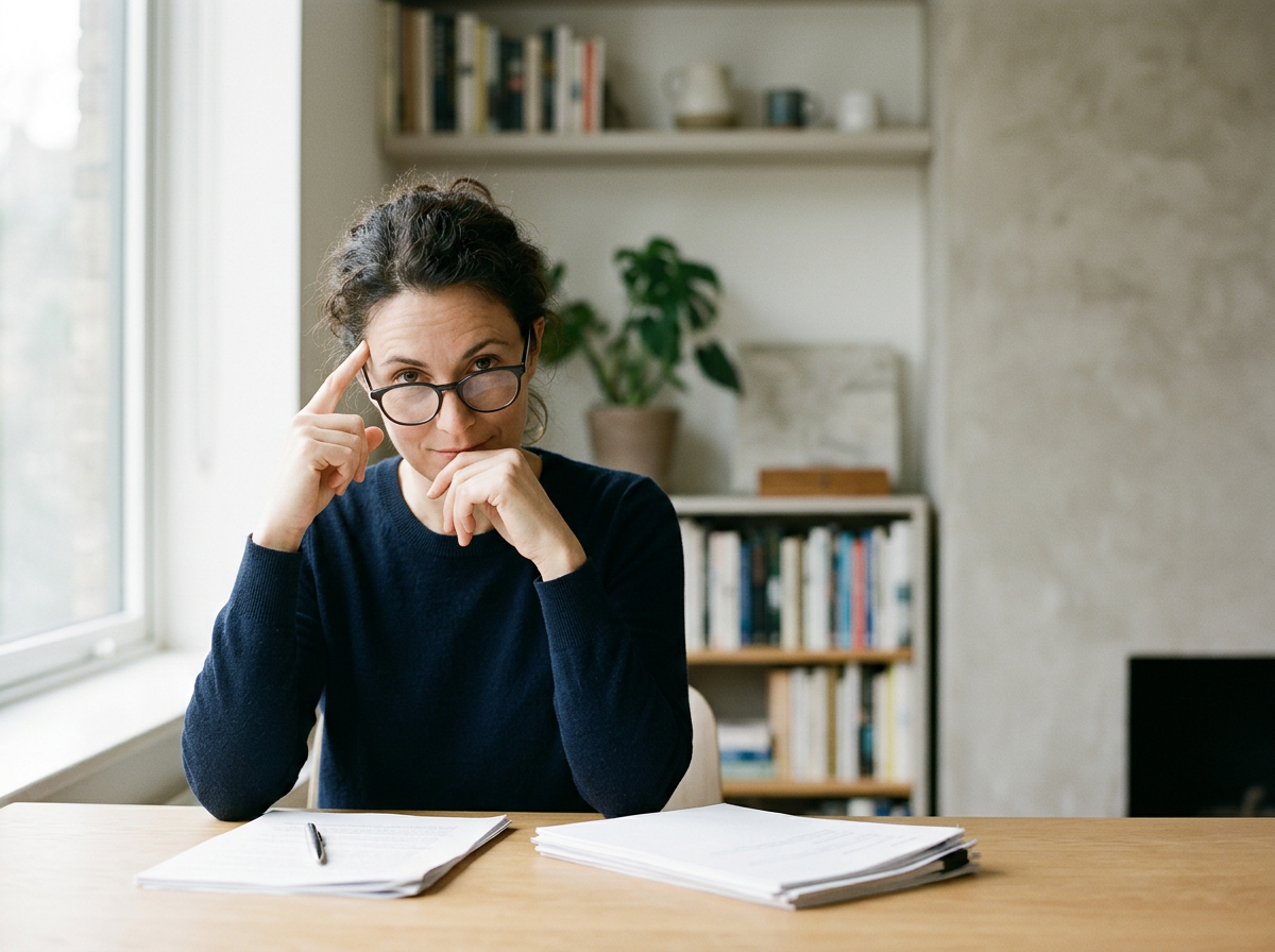 a smart nanny looking into the camera in an article about raising rates