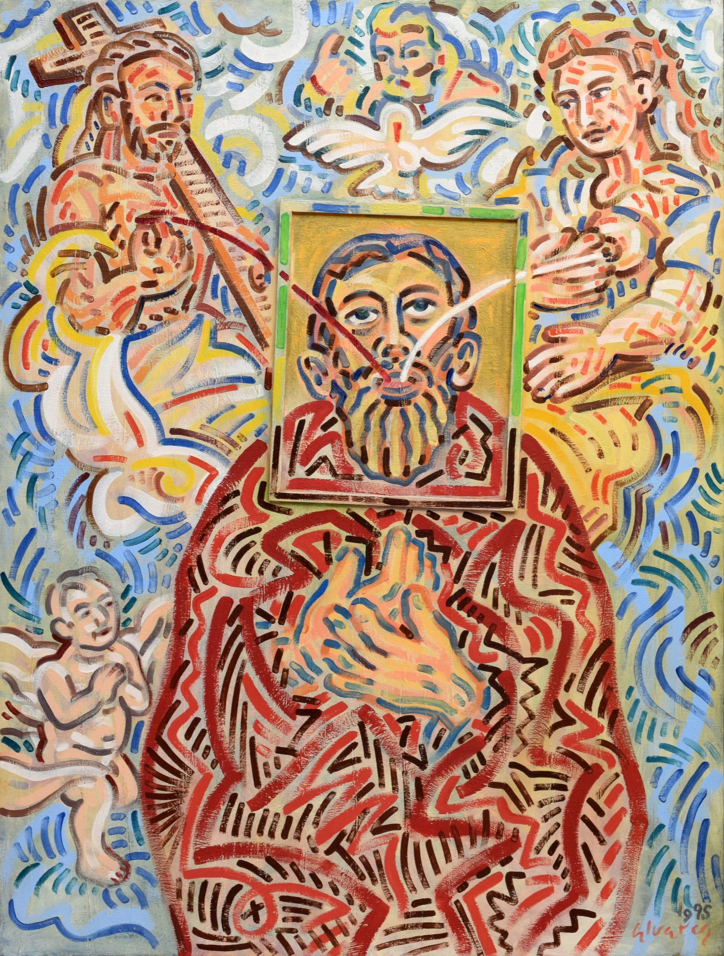 Cuadro de un Cuadro, 1995. 122 x 92 cm. Óleo y madera sobre tela. 