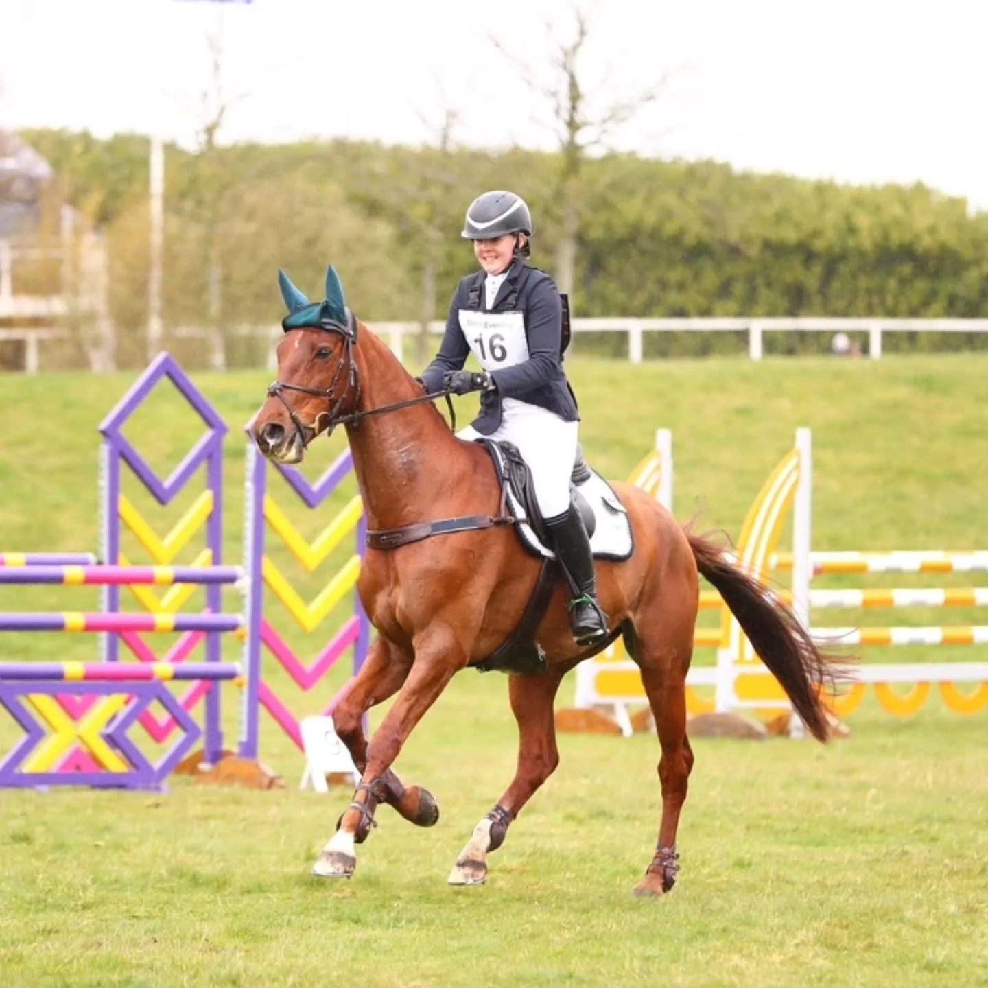 🏰 Barbury Castle Horse Trial 🏰 

Henton Audacious a.k.a Princess Daphnee 👸 💖 out doing the thing she loves most yesterday in the OI at Barbury.
32 double clear with planned time 💪 great first run for the season. 
Its felt so good to be back out 