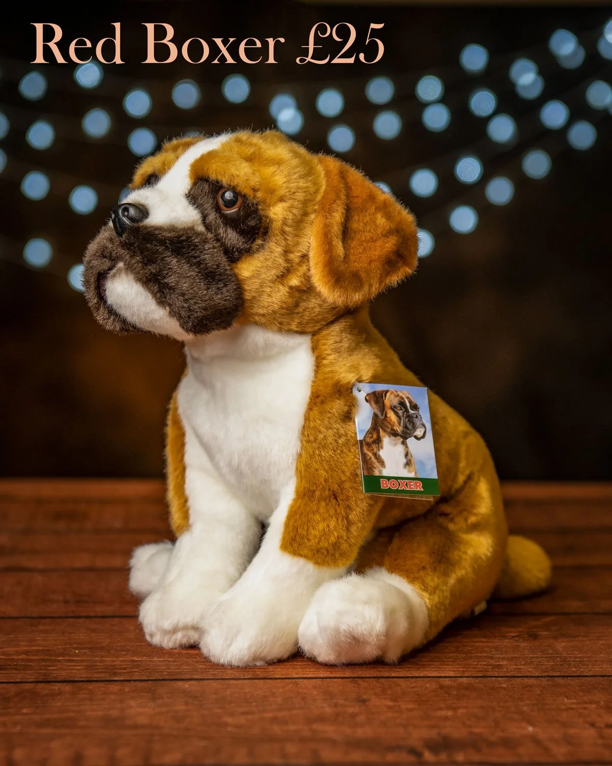 Suki Gifts 12135 - Peluche Cane Boxer | Morbido E Realistico 12,7 Cm | Lavabile A Mano | Regalo Di Nascita