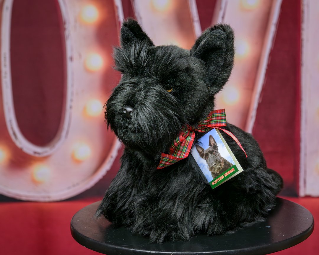 Scottish Terrier Scottie Dog plush soft toy