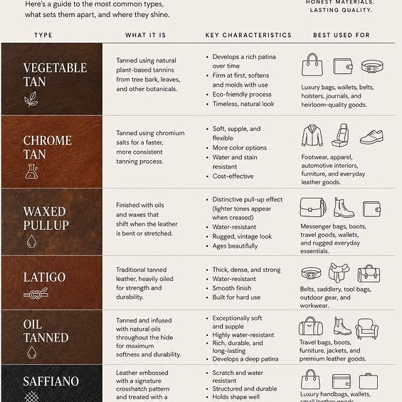Understanding Leather Types