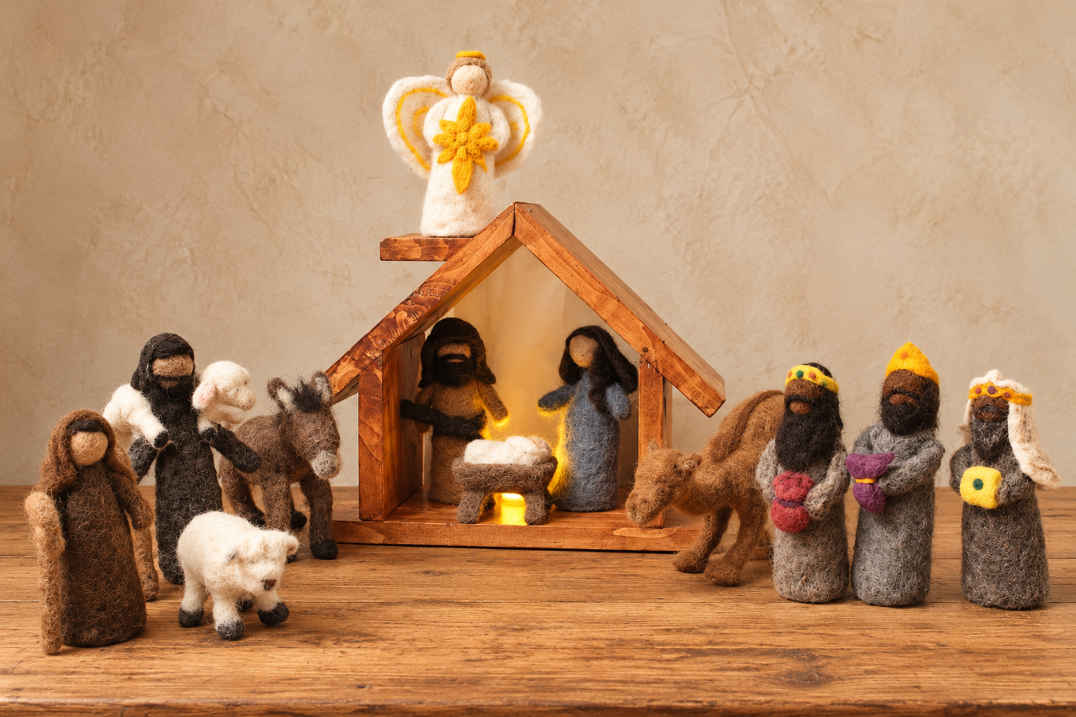 Gober Farms Heirloom Nativity