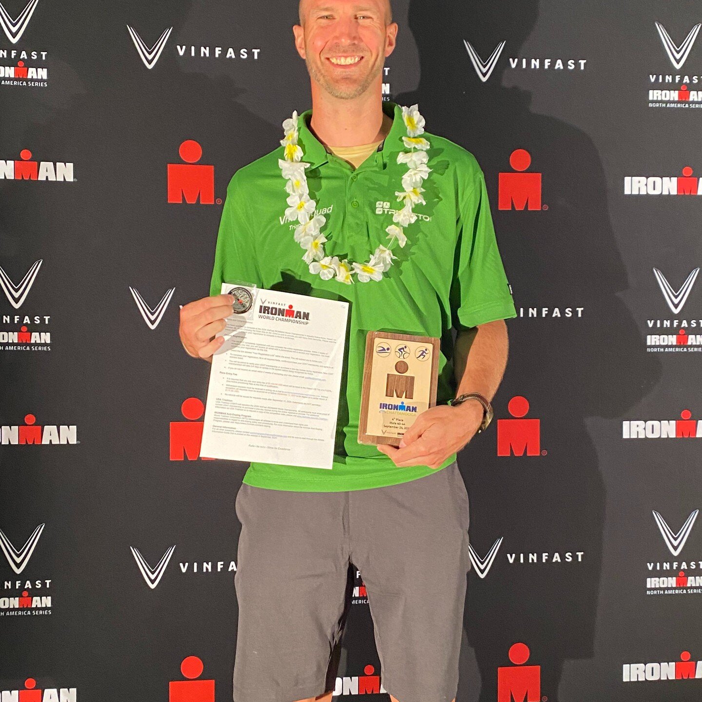Huge congrats going out to VmaxSquad @sbradley11 for a solid performance at a scorching hot IM Chattanooga on Sun taking 4th AG, collecting couple of course PBs in the process, and earning his slot to the 2024 IM WC Kona! 

Good things come to those 