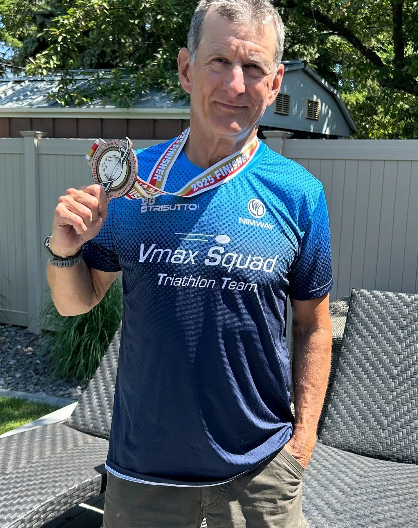 Congrats to @vmaxsquad Avie Hutchinson for a 2nd place AG finish at the Chinook Long Distance Tri! Hard work pays off. Well done Avie.

#vmaxsquad #vmaxtriathlon #poweringyourperformance #trisutto #hardworkworks #bethebestyoucanbe #trisuttocoaching