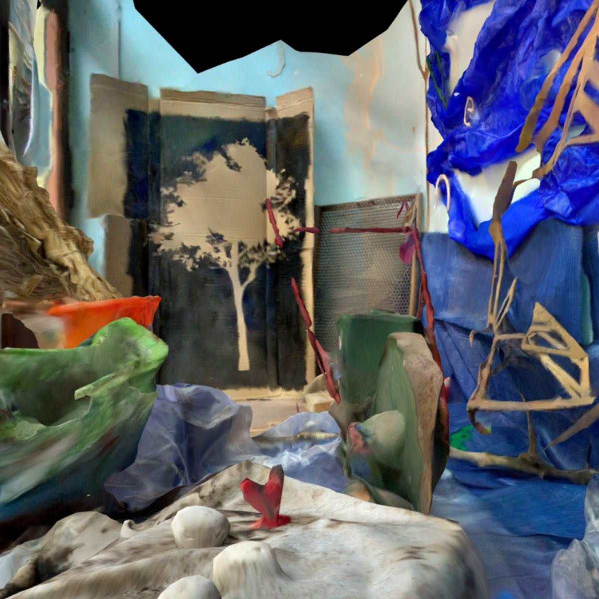 The physical installation in @hepworthsarcade will soon come down, but a 3D capture of the S U N K diorama - a precarious, remote, geometric disassemblage - can now be navigated on the project webpage.

(Mesh - Environment - Material)

#shiftingbasel