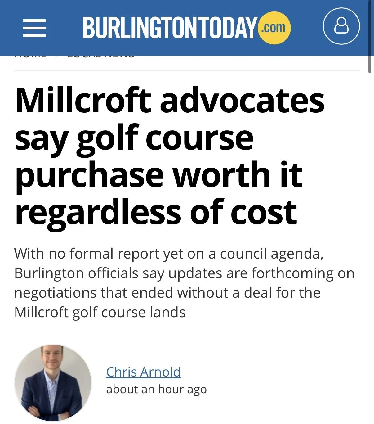 Millcroft Advocates In Favour of Purchase