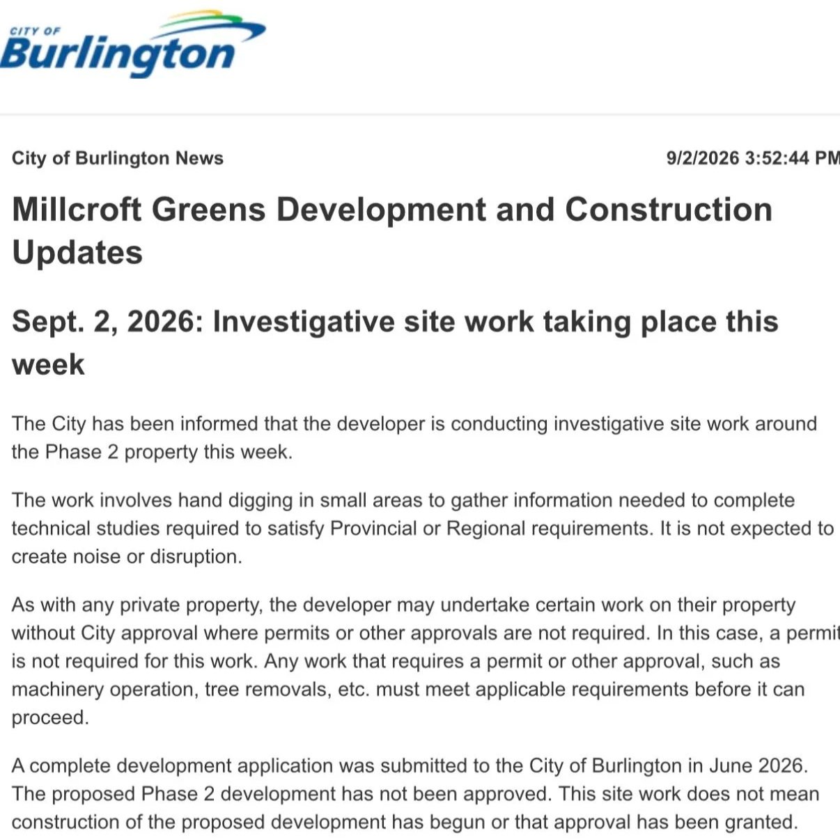 Investigate Site Work Phase 2