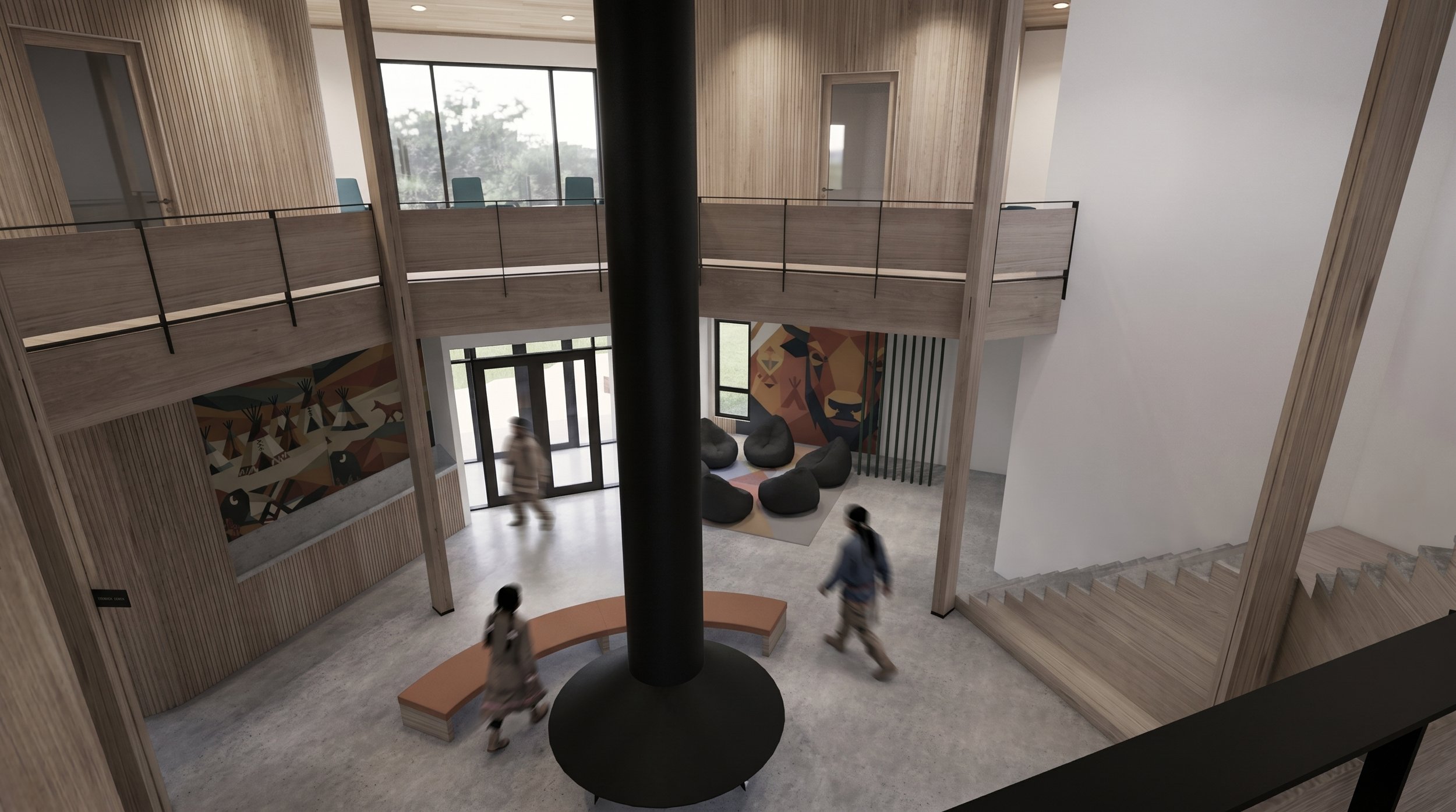 Youth Recovery Centre | Interior Render