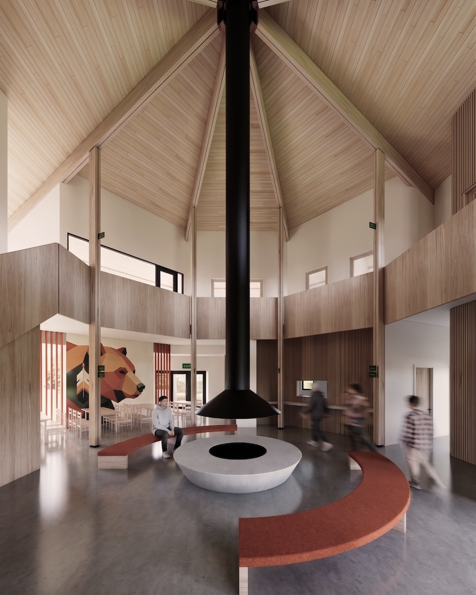 Youth Recovery Centre | Interior Render