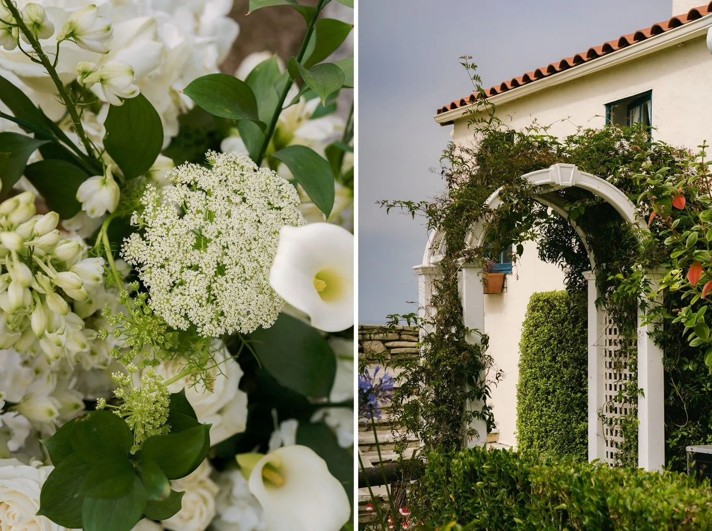 a wedding at la venta inn in palos verdes california
