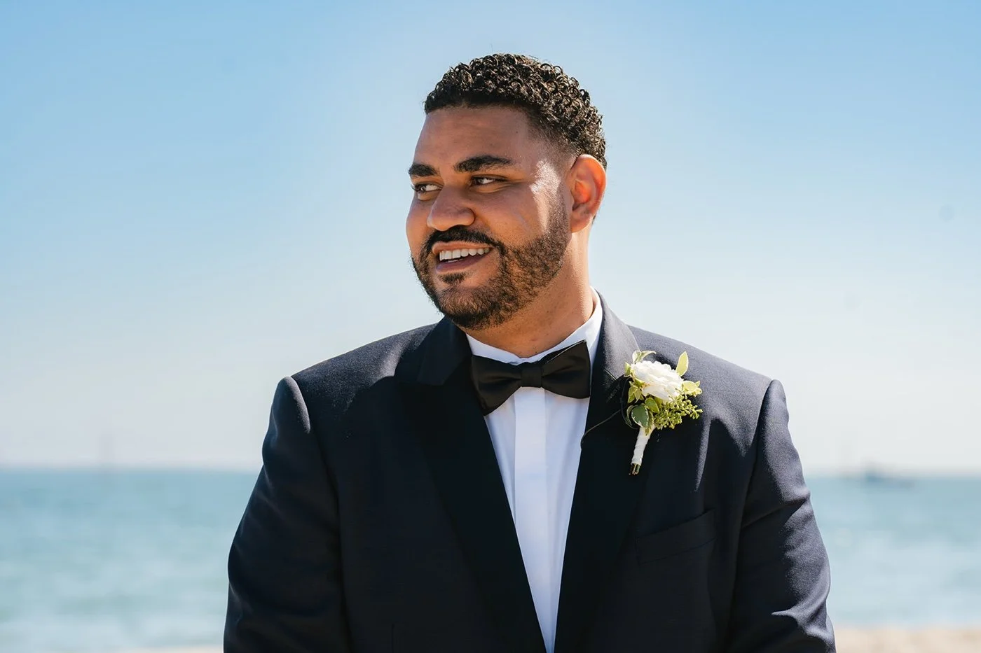 wedding ceremony at cabrillo pavilion in santa barbara