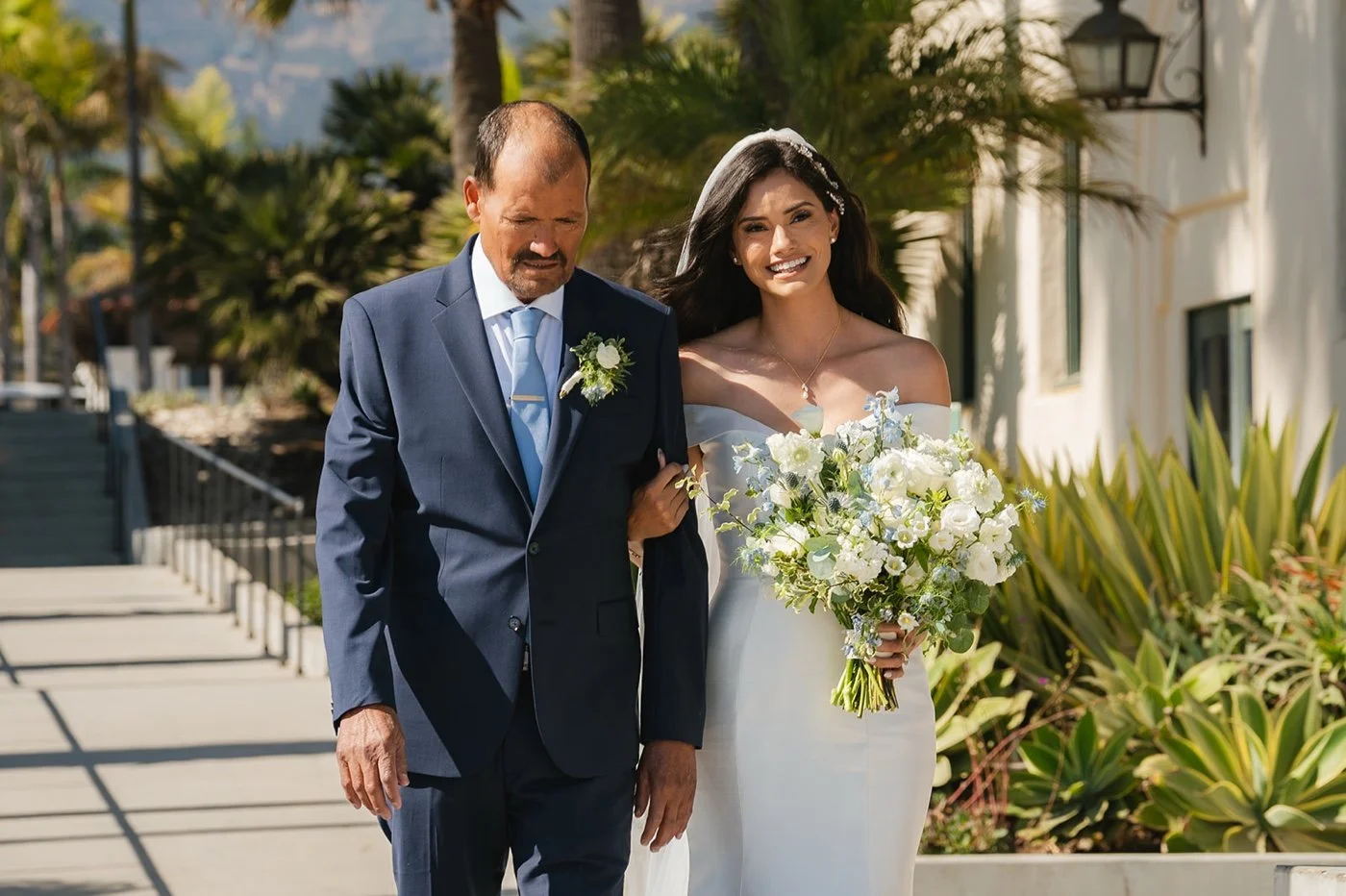 wedding ceremony at cabrillo pavilion in santa barbara