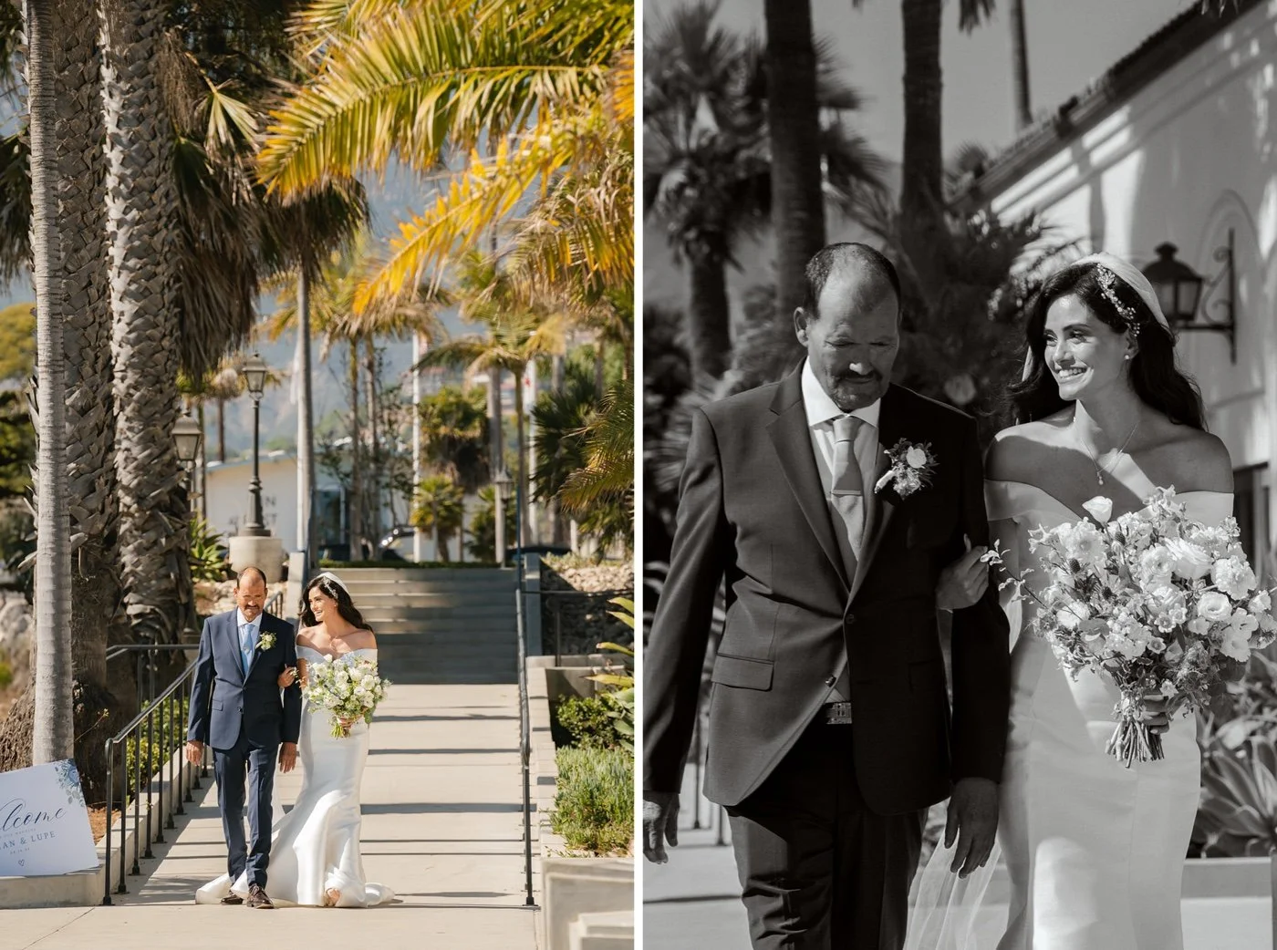 wedding ceremony at cabrillo pavilion in santa barbara