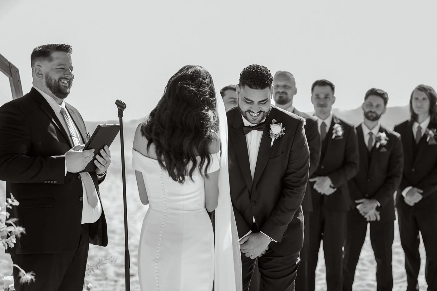 wedding ceremony at cabrillo pavilion in santa barbara
