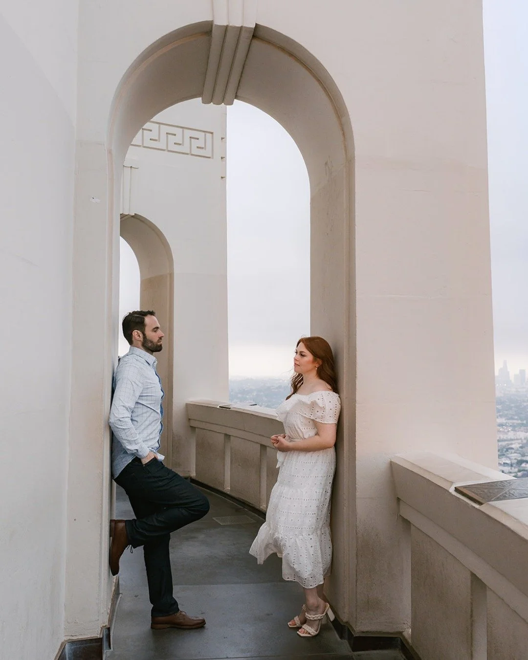 KATIE + ROB 🌙
Before they say &quot;I do&quot; today in Malibu, I can't help but think back on this couple's engagement session at Griffith Observatory, on one of those perfect golden, hazy Los Angeles evenings.

Couple| @kduedrop + @quantumjitters
