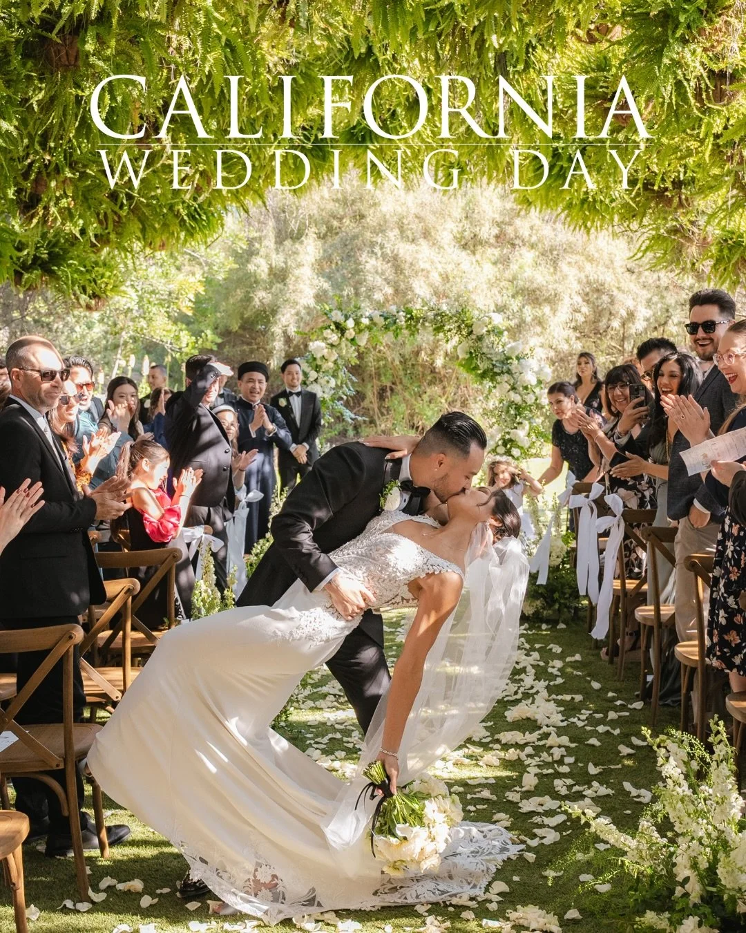 Jeanine and Vincent&rsquo;s elegant, greenery-filled celebration at Ethereal Gardens in Escondido, now featured in @californiaweddingday 

I&rsquo;m so excited to finally share this wedding feature! The day was full of thoughtful details, organic des