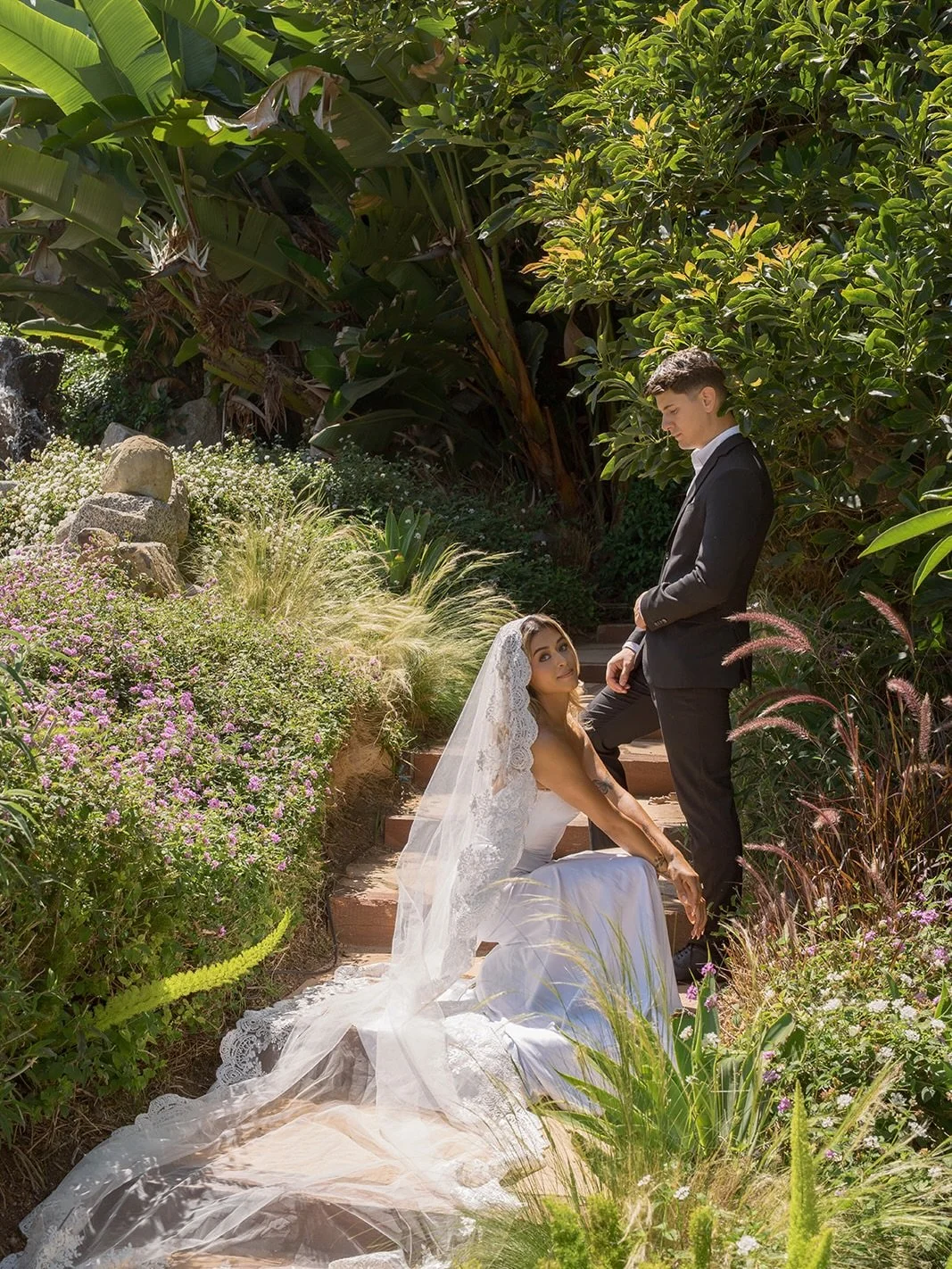 Rancho Vera Cruz is a venue worth knowing. A carved arched door, a citrus grove growing down the hillside, and a stunning view of the valley below&mdash;exploring this garden venue will transport you from Oceanside to Spain on a bright afternoon.
⠀⠀⠀