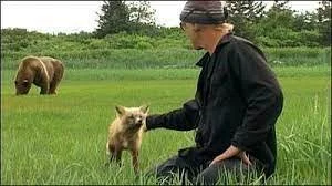 Timothy with his fox friend