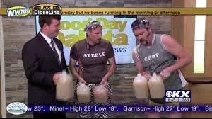 Working out with gravy on a morning show