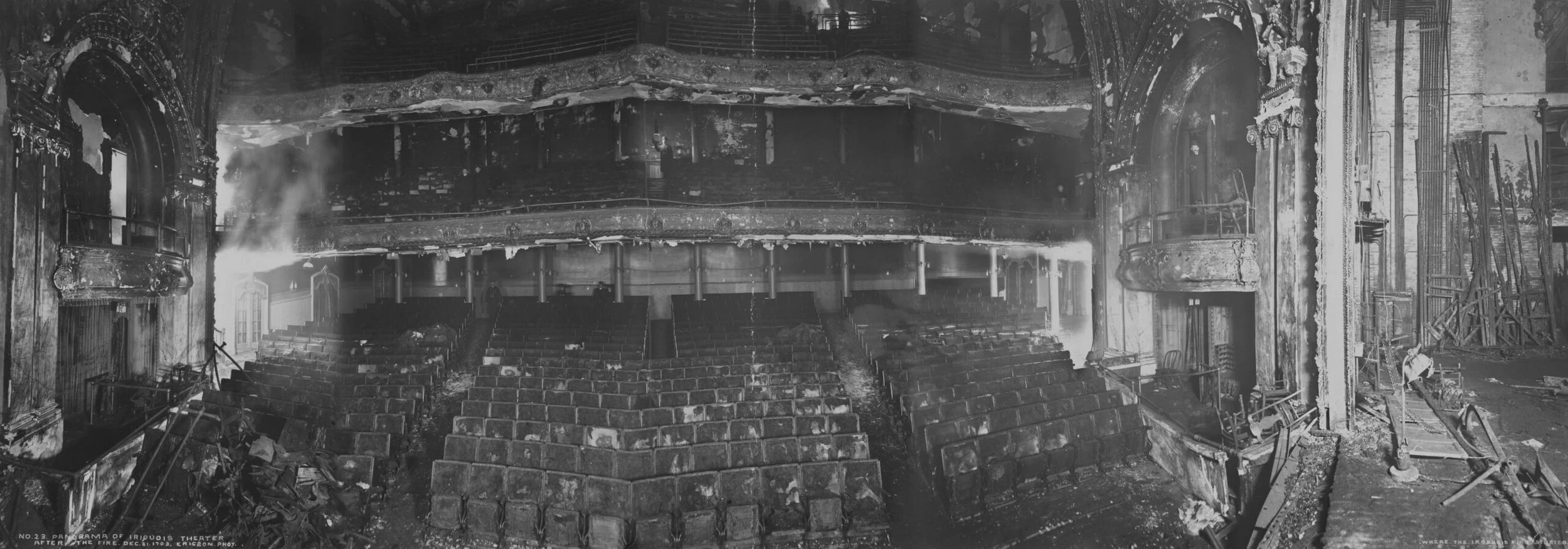 Iroquois Theater after the fire