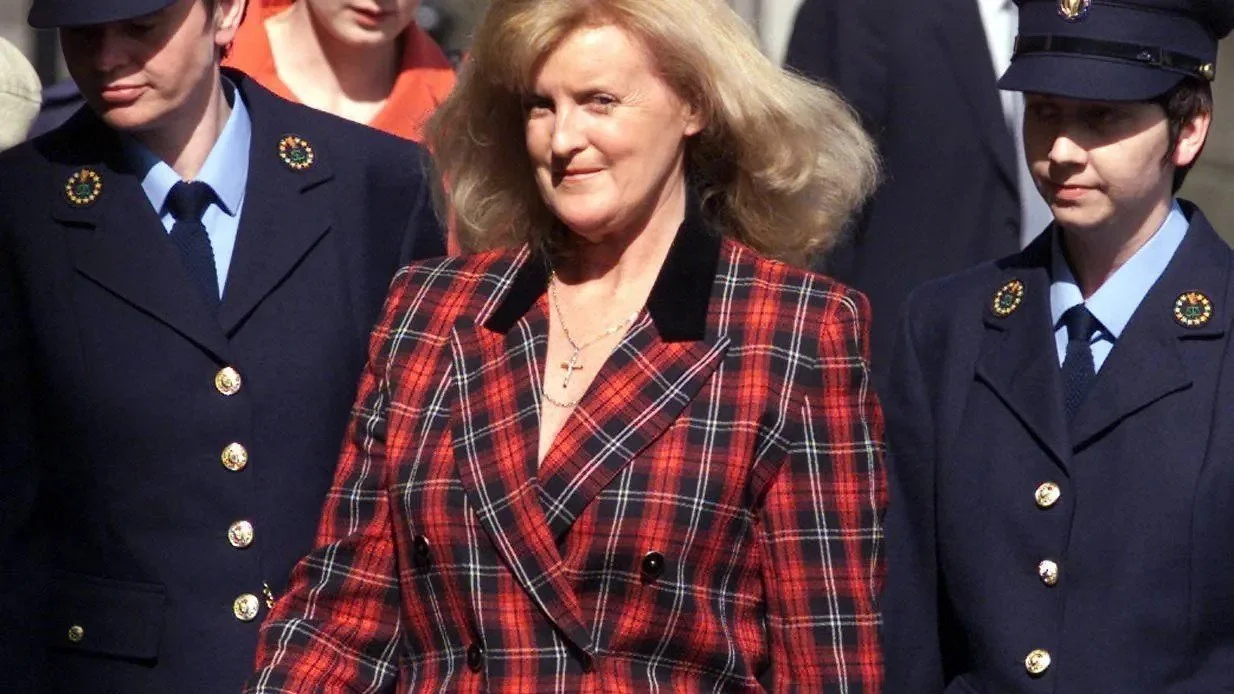 Catherine Nevins on the way to court