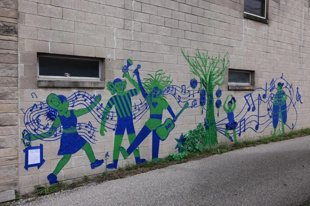 Michael Townsend's tape art