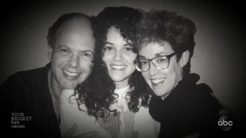Rebecca Schaeffer with her parents