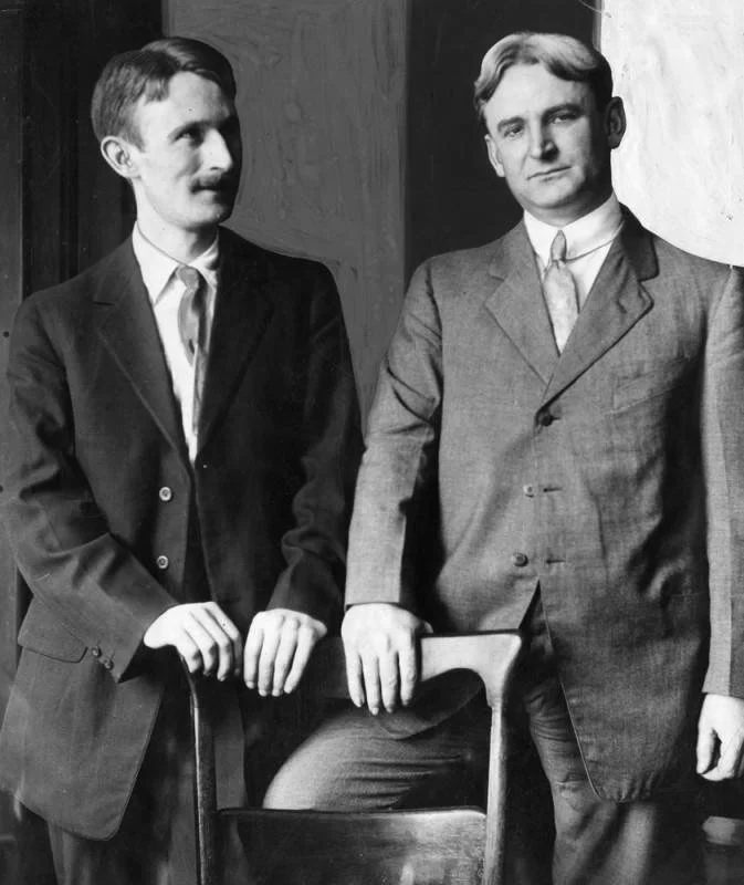 James B (R) and John J (L) McNamara
