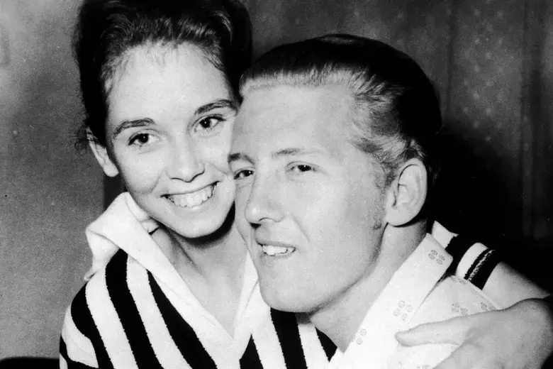 Jerry Lee Lewis and his 13-year old cousin-bride Myra
