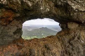 View at the top of Pali Puka trail