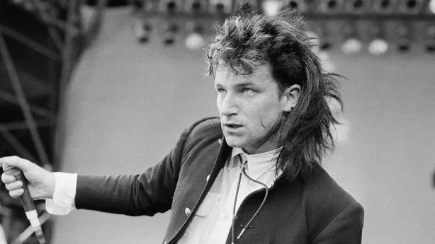 Bono's mullet at Live Aid