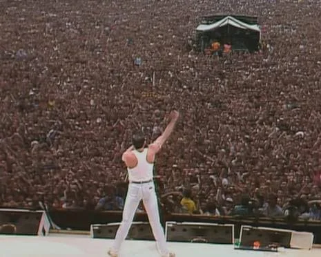 Freddie Mercury at Wembley