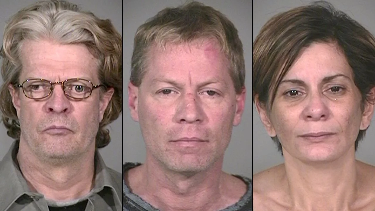 Bob Leonard (L) Mark Leonard (M) Monserrate Moncey Shirley (R)