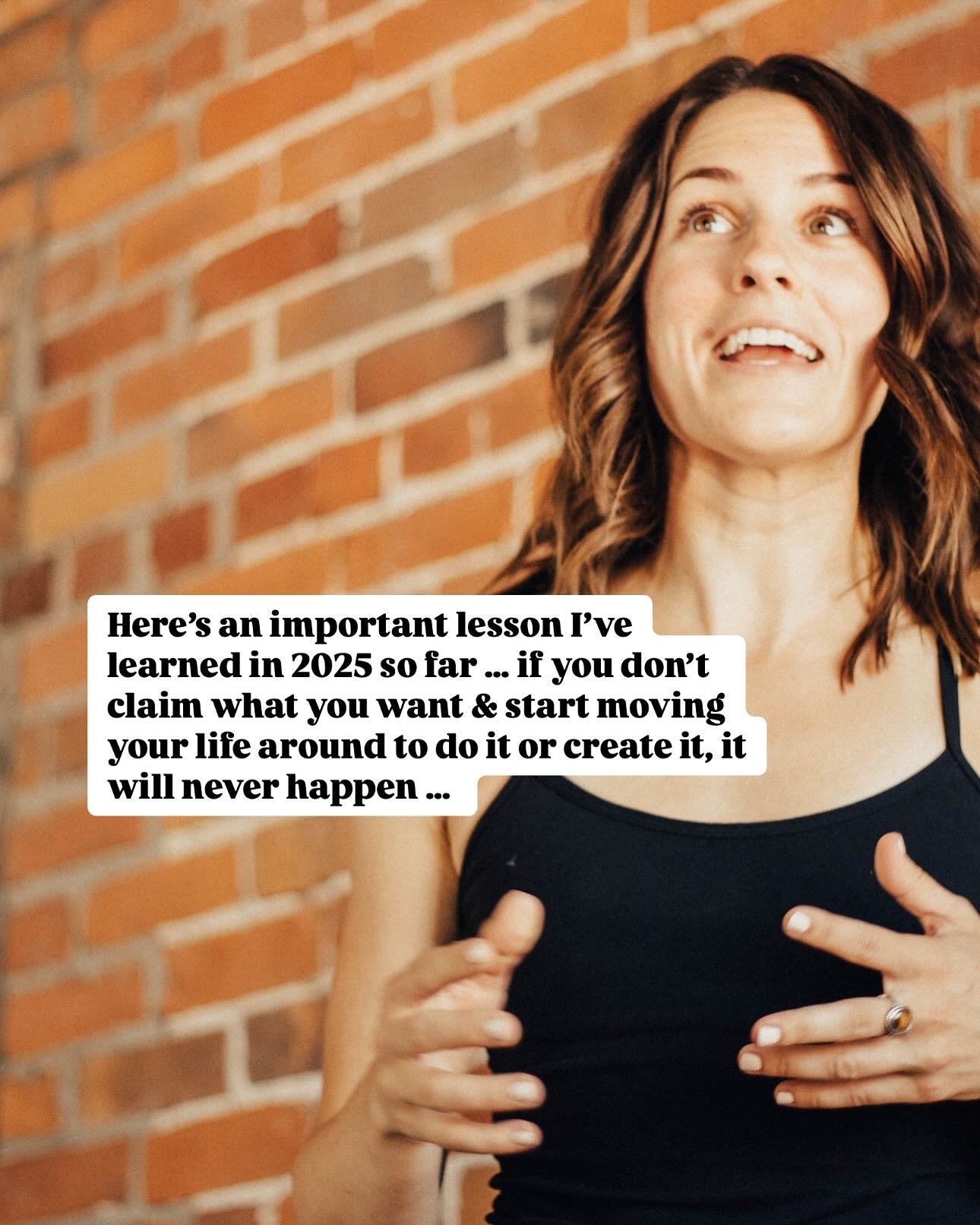 Have you ever had a vision for yourself but felt too scared to take action on it?! 

Ya, me too but this year I had the raw, real, uncensored conversation with myself to go for it because no one else is going to. 

February was a WILD ride and I hone