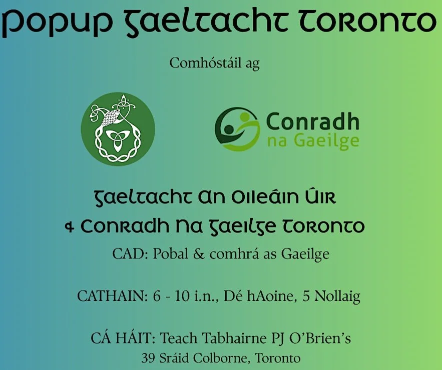 Pop-Up Gaeltacht i dTorontó