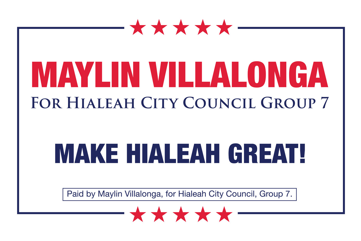 Maylin Villalonga for Hialeah City Council