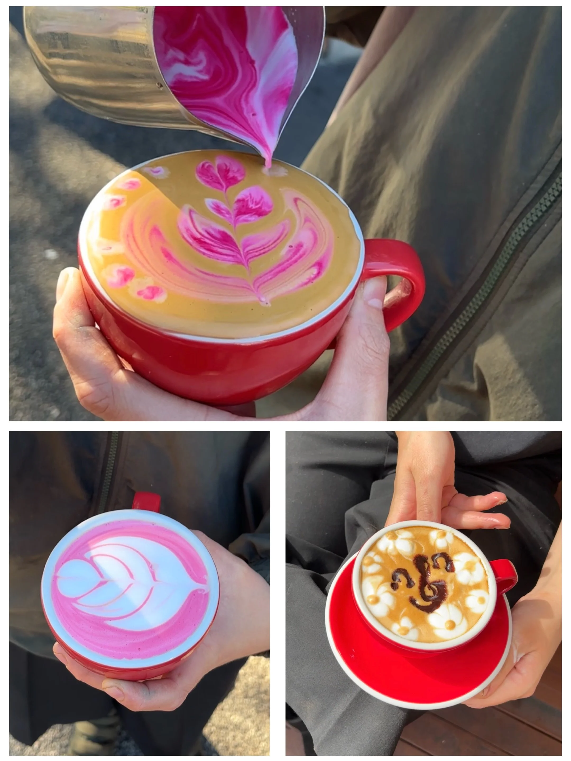 CHRISTINA&rsquo;S ~ VIBE DUMP ✨ 

1. Pretty pours 🥹 look at this beautiful art recently!! What should we pour next?? We want to get crazy with it&hellip; who&rsquo;s on board with Michael Jackson latte art? 

2. 5 STAR! Thank you Mirko. You always c