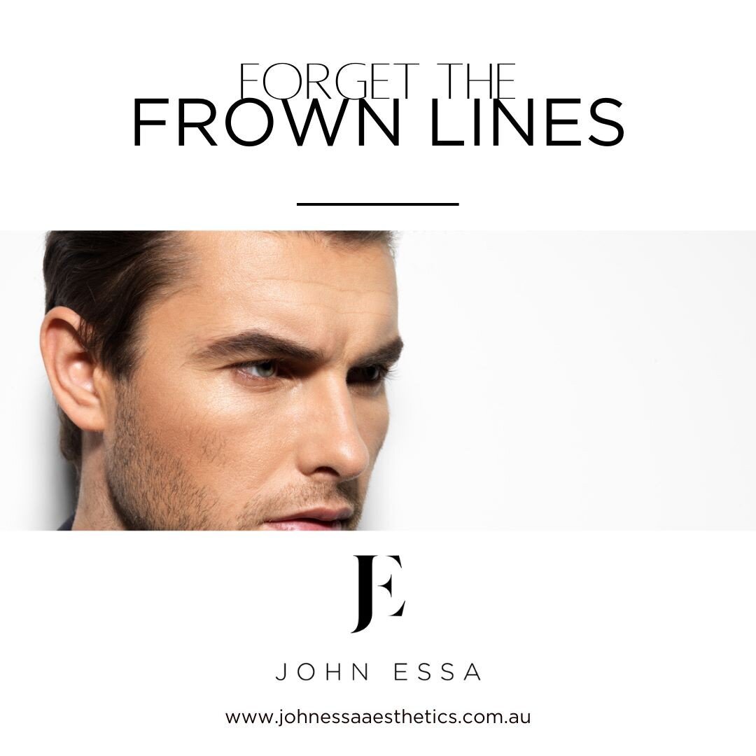 Frown no more! Well actually, you can still frown but your skin will look amazing while you do it!

Suitable for men and women, we have Anti-Wrinkle injection packages for the frown starting at $199!

Get in touch with John to organise your consultat