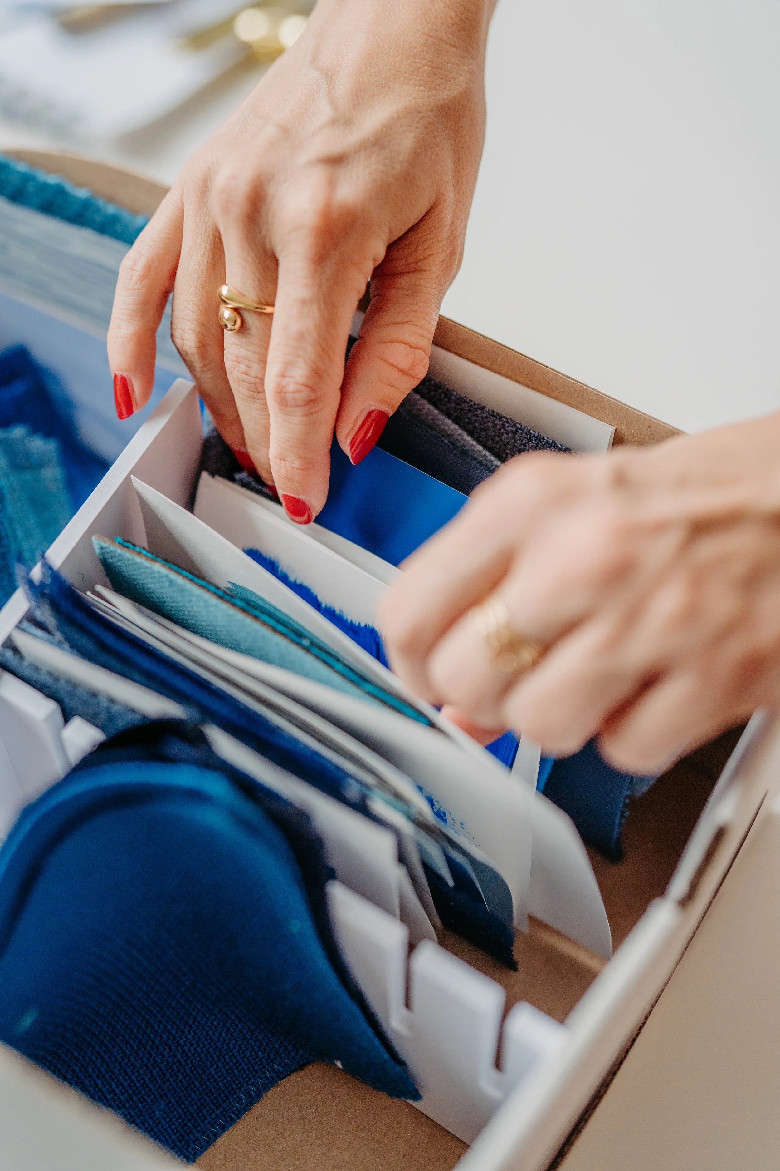 Material für Moodboards Corporate Design aus dem Unternehmen heraus
