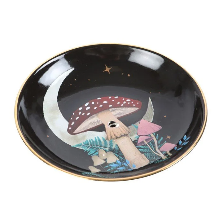 Forest Mushroom Ceramic Incense Plate.jpg