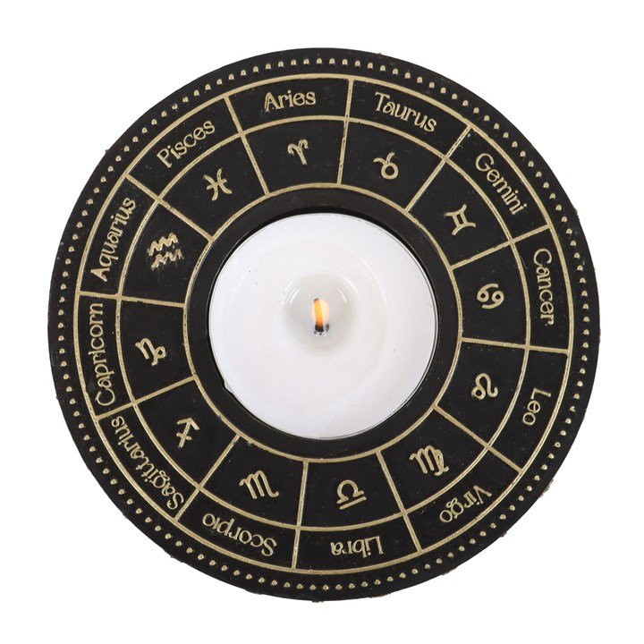 Astrology Wheel Tealight Candle Holder (top).jpg