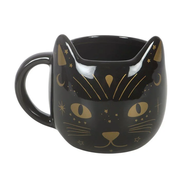 Magick Black Cat Face Mug.jpg